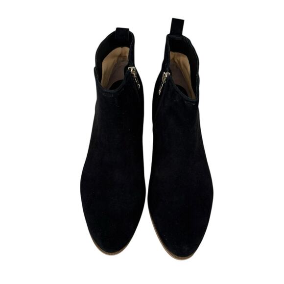 Jack Rogers Rollins Cord Ankle Bootie Chelsea Black Suede Size 10 Womens New - Picture 9 of 10